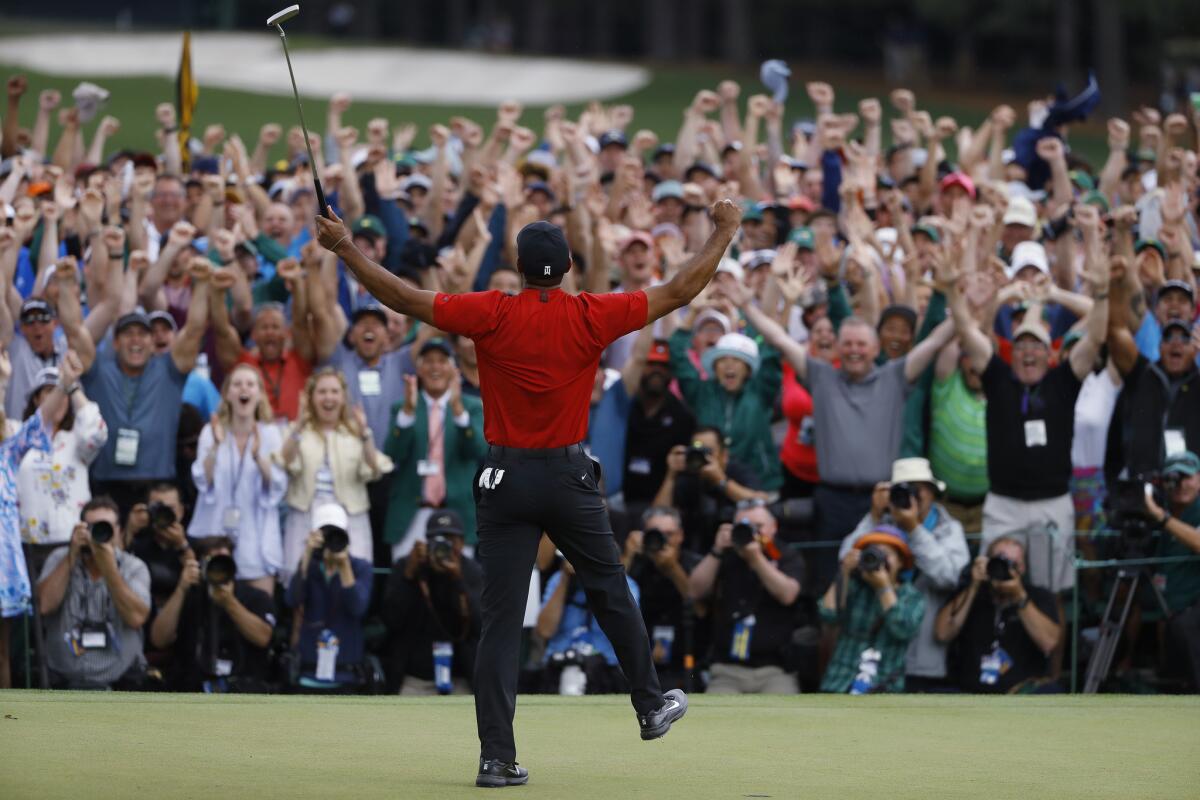 Tiger Woods wins the Masters