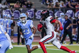 Matix Frithsmith takes off on a run for Hart against Saugus.