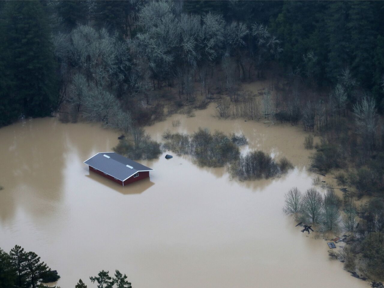 Inundaciones en el norte de California