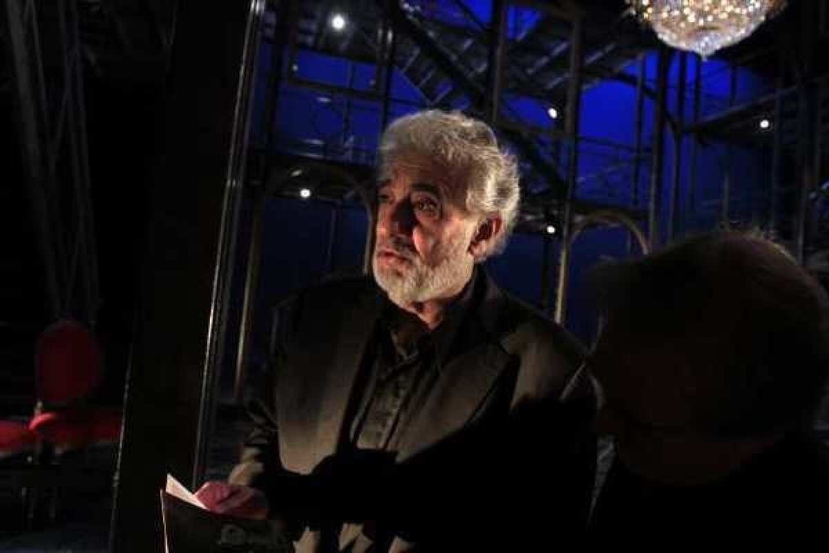 Placido Domingo at the Dorothy Chandler Pavilion in 2011.