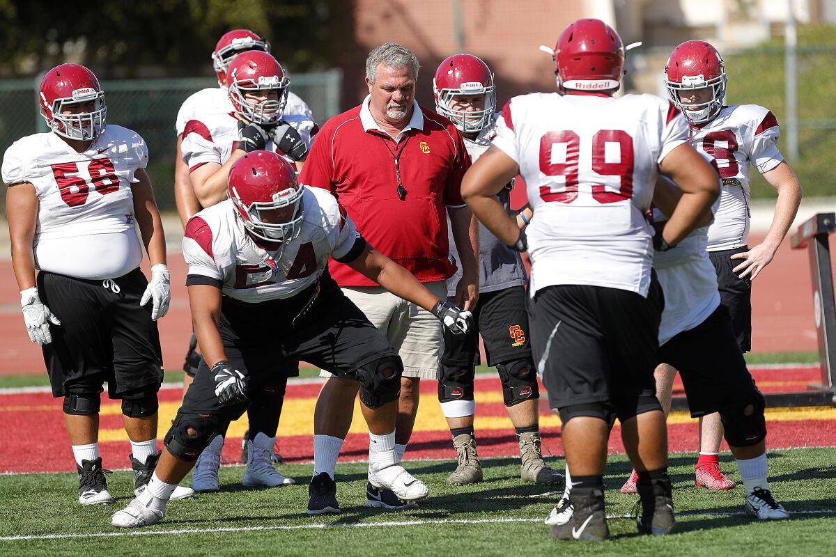Coach John Rome and the Glendale Community College football team will take on host Pasadena City College at 6 p.m. Saturday.