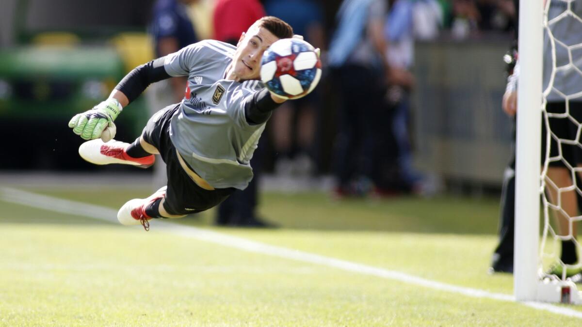 Pablo Sisniega will get his first start in goal for LAFC on Tuesday against Real Salt Lake in Utah.