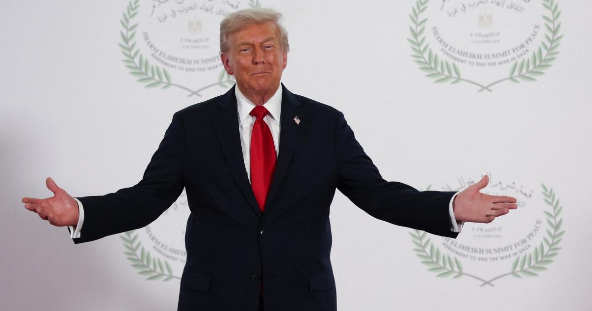 Tras el frágil alto el fuego en Gaza, Trump dice que ahora quiere “resolver Rusia”