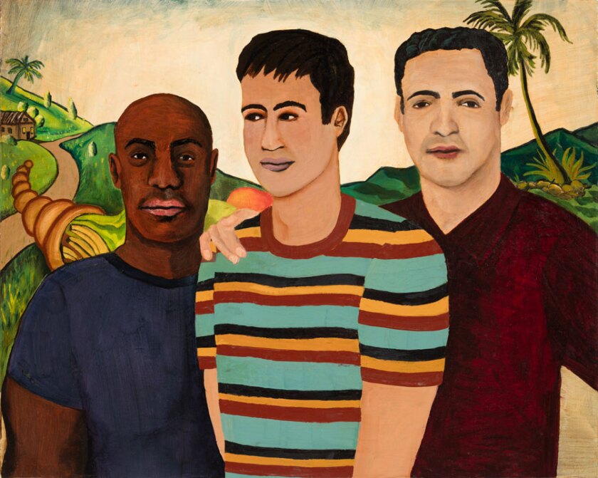 Work by artist Joey Terrill is featured in the San Diego Art Institute exhibit "Forging Territories: Queer Afro and Latinx Contemporary Art."