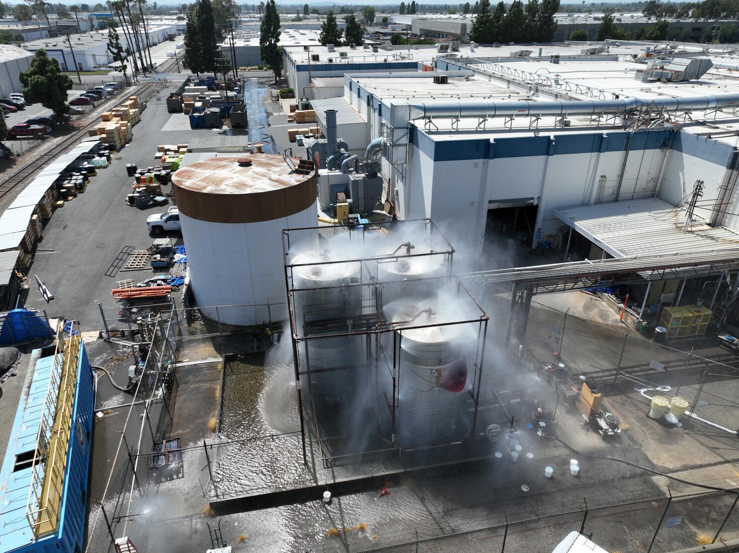 Why is Garden Grove chemical tank leak so hard to fix? - Los Angeles Times