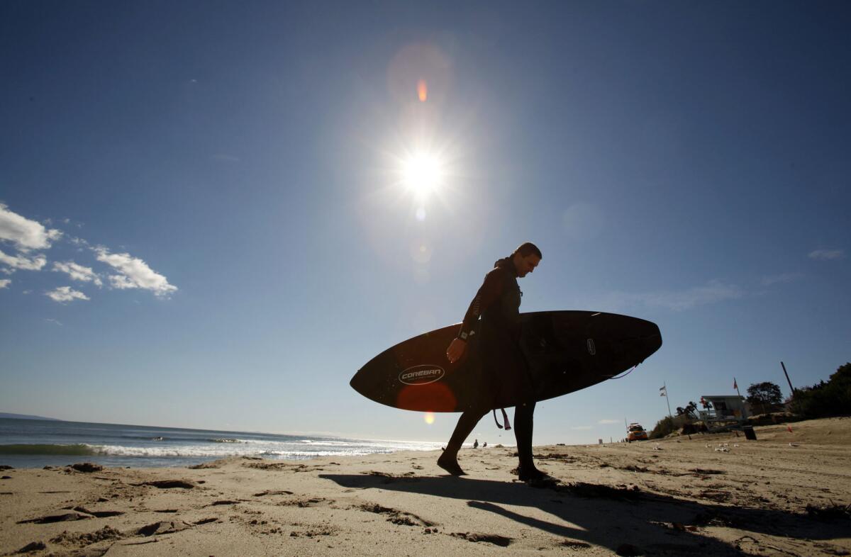 Mild-to-warm temperatures and above-normal surf for some Southland beaches are in the forecast this week.