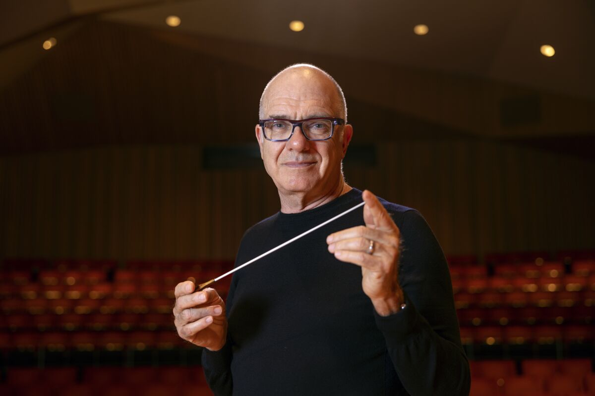 Steven Schick, who is stepping down as Music Director of the La Jolla Symphony and Chorus
