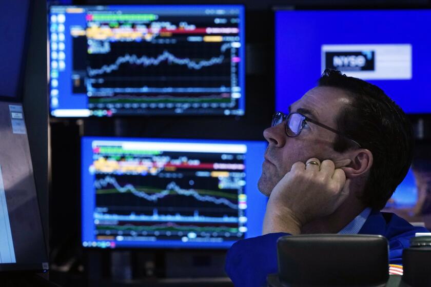 Specialist John McNierney works on the floor of the New York Stock Exchange, Wednesday, June 12, 2024. U.S. stocks are rallying Wednesday following a surprisingly encouraging update on inflation. (AP Photo/Richard Drew)