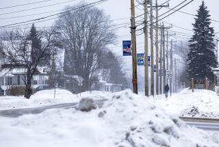 CANAAN, VERMONT- JANUARY 20, 2024: Border patrols have increased in the northern Vermont and New Hampshire near the Canadian bored in Canaan, Vermont on January 20, 2024. Ahead of its primary election, New Hampshire has cracked down on migration at the northern border - despite a lack of data from U.S. Customs and Border Protection showing how many migrants illegally enter the country through the state's border. Republican Gov. Chris Sununu, who has endorsed Nikki Haley for president, recently funded $1.4 million for beefed up border security.(Gina Ferazzi / Los Angeles Times)