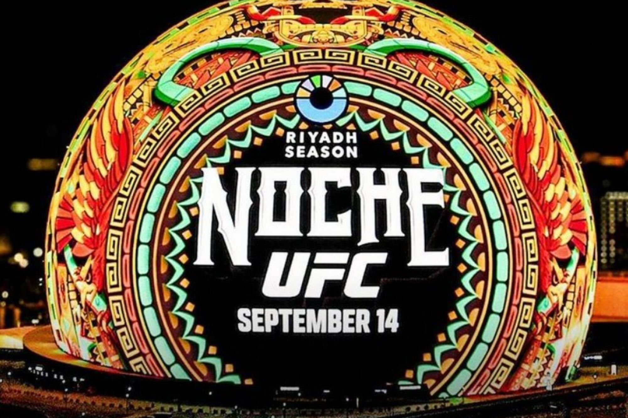 Sphere at Noche UFC.