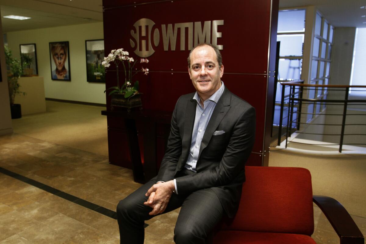 Showtime President David Nevins will become CEO on Jan. 1, 2016.