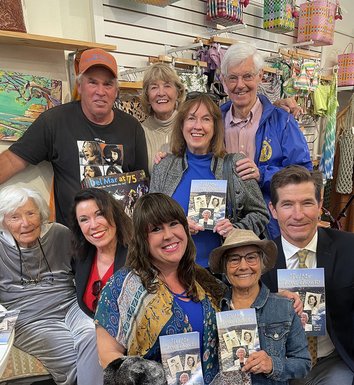 Members of the Del Mar Historical Society