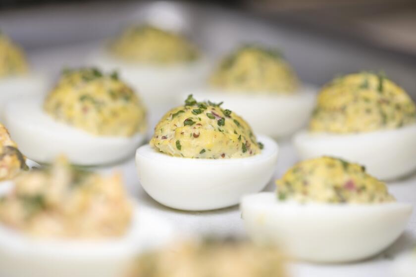 Commissary deviled eggs.