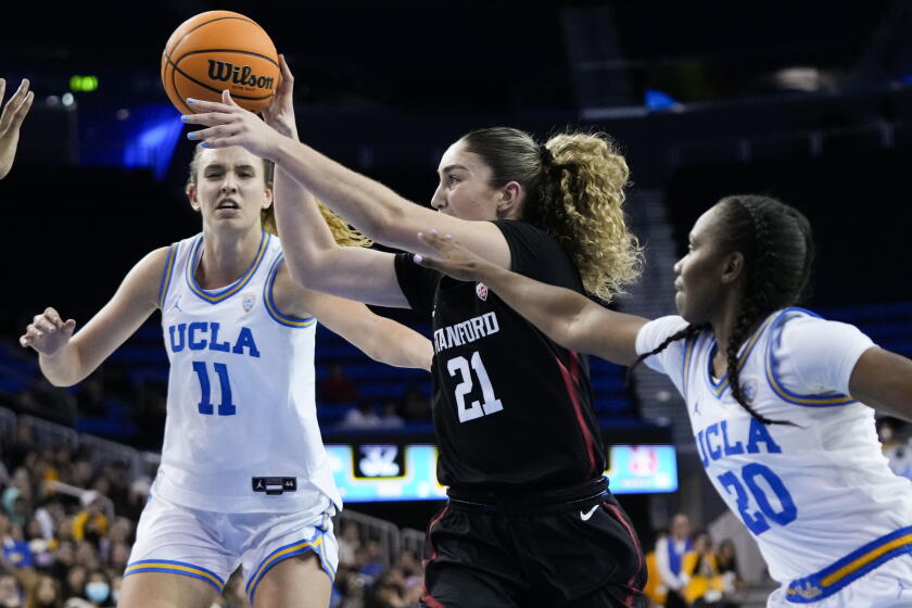 Emily Raber Ucla Londynn Jones and Charisma Osborne rally UCLA over California - Los ...
