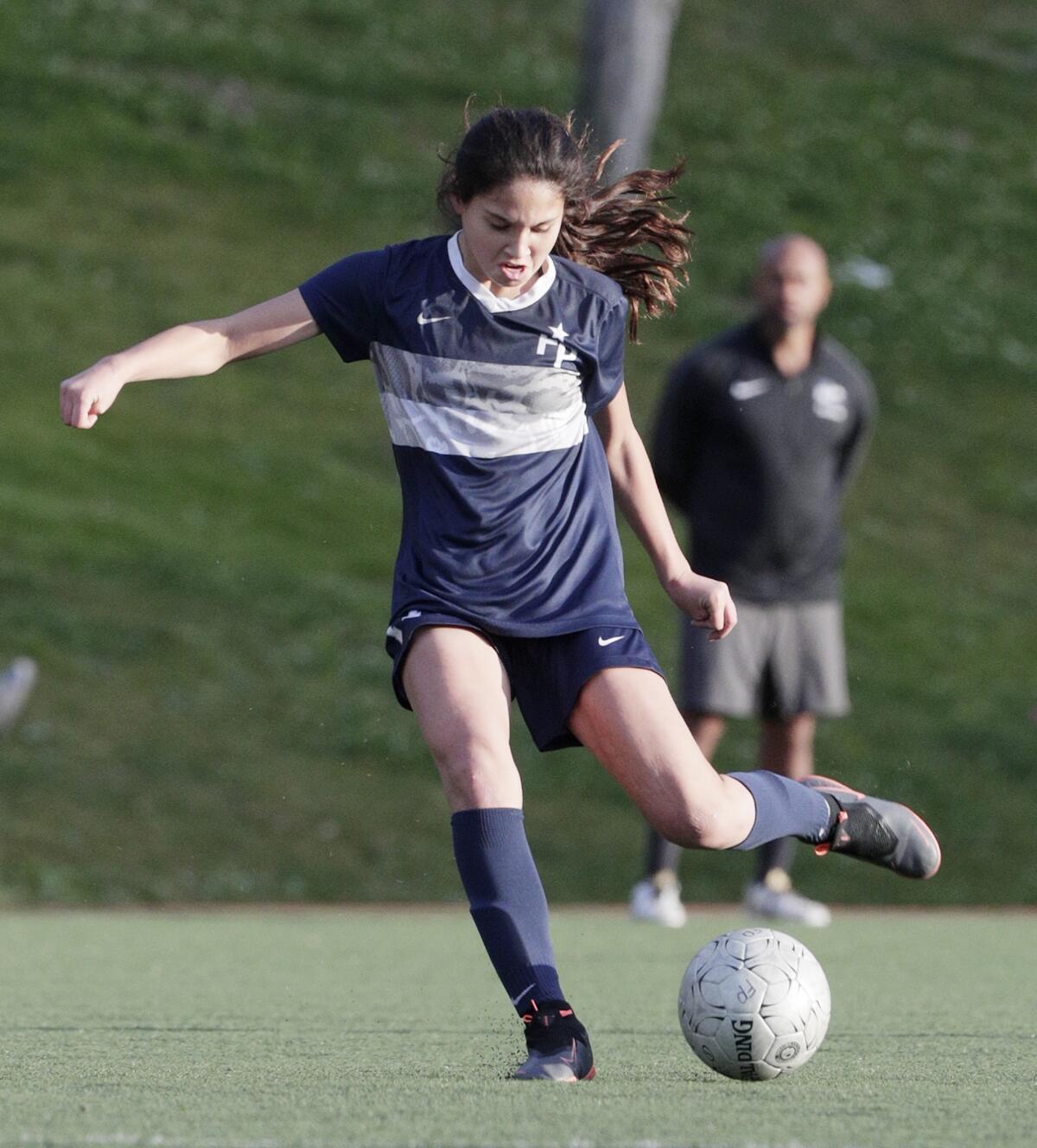 Flintridge Prep girls' soccer player Sage Shurman tallied 16 goals and 15 assists this season as a freshman midfielder en route to picking up All-CIF Southern Section Division III honors.