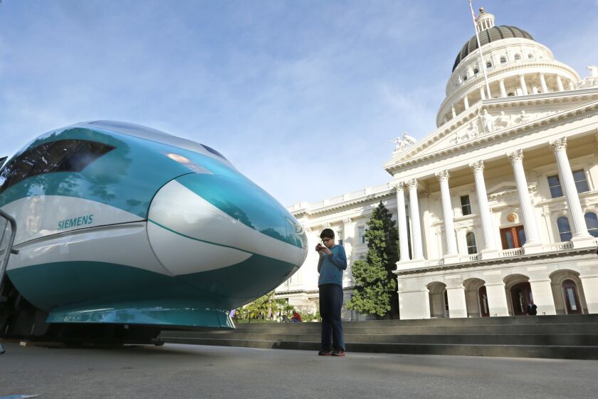 The high-speed rail project connecting San Francisco and Los Angeles is the biggest recipient of the cap-and-trade funds.