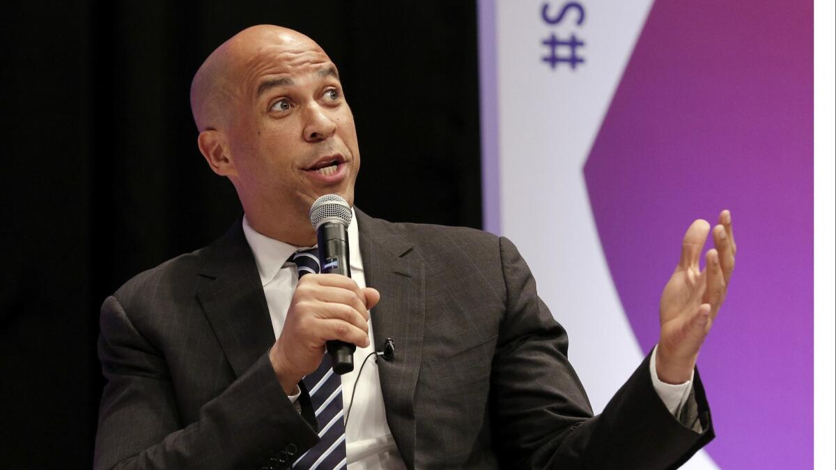 Democratic presidential candidate Sen. Cory Booker (D-N.J.) is proposing that all gun owners be licensed by the federal government.