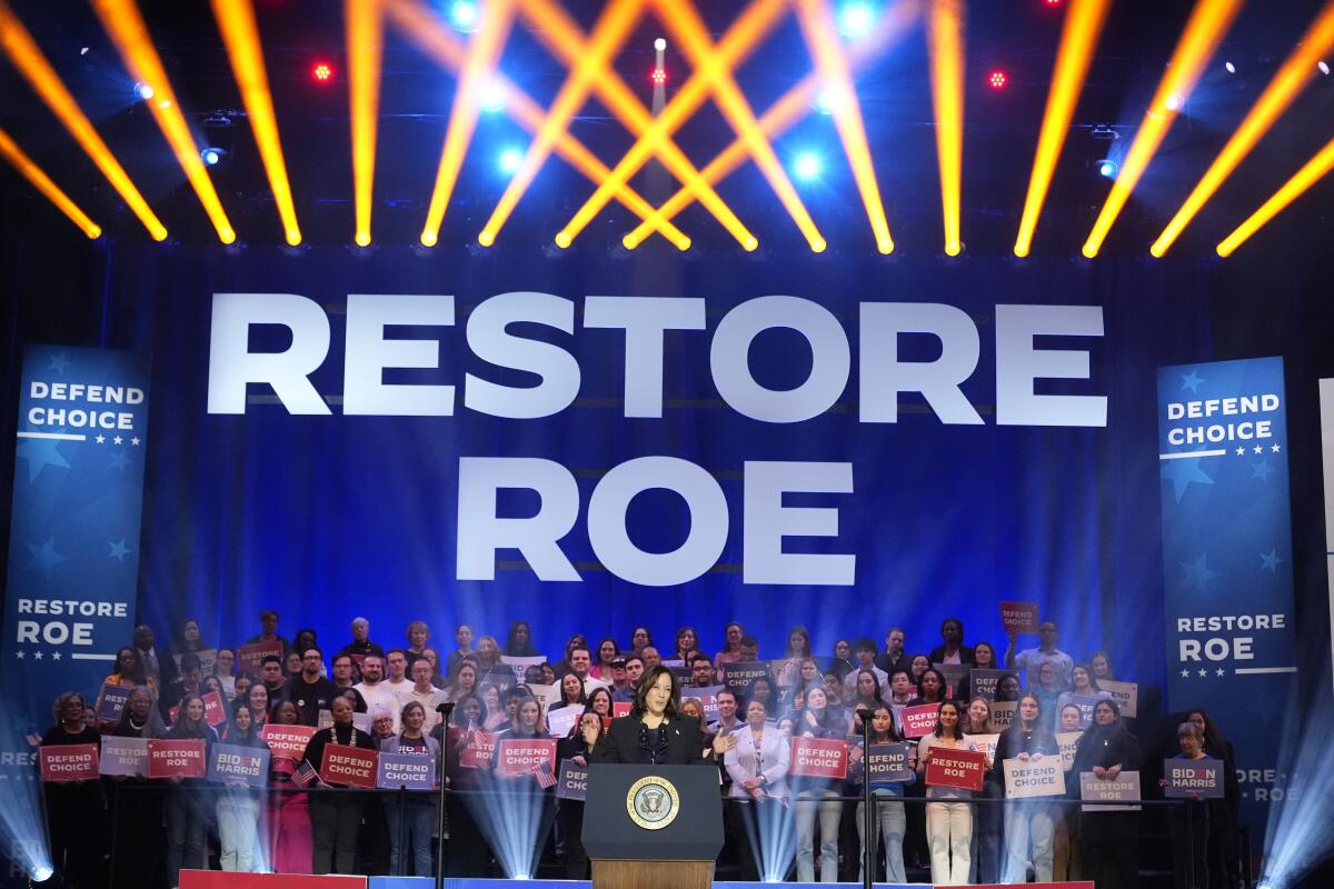 Kamala Harris brings abortion rights tour to San Jose - Los