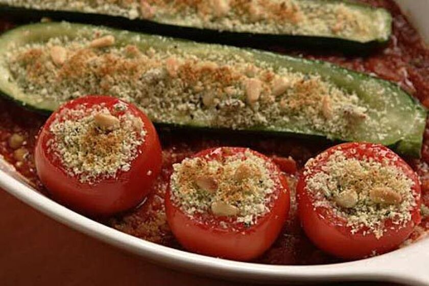 Recipe: Garlic and herb-stuffed tomatoes