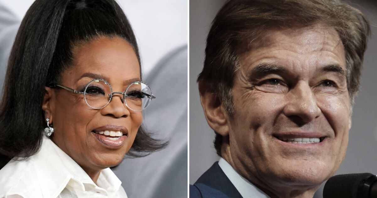 Oprah Winfrey bails on old pal Dr. Oz and endorses John Fetterman in tight Senate race