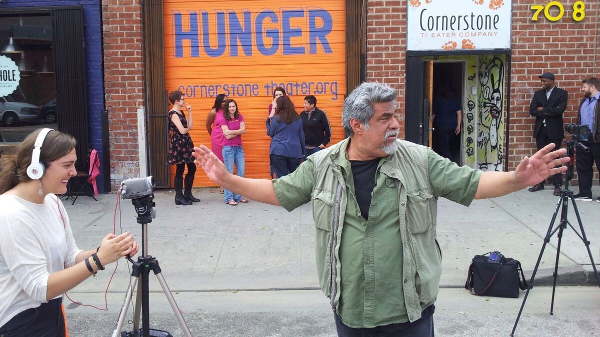 Ed Fuentes in the Arts District in 2012.