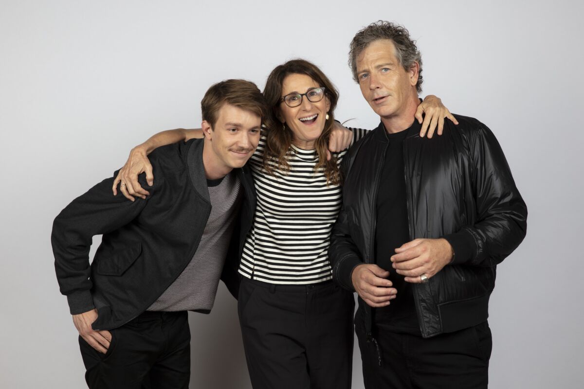 Actor Thomas Mann, writer/director Nicole Holofcener and actor Ben Mendelsohn from the film "The Land of Steady Habits."