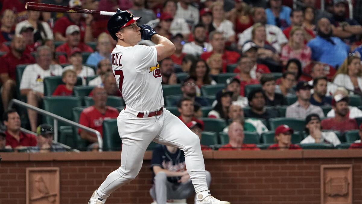 O'Neill's homer in 10th lifts Cardinals over Giants 5-4