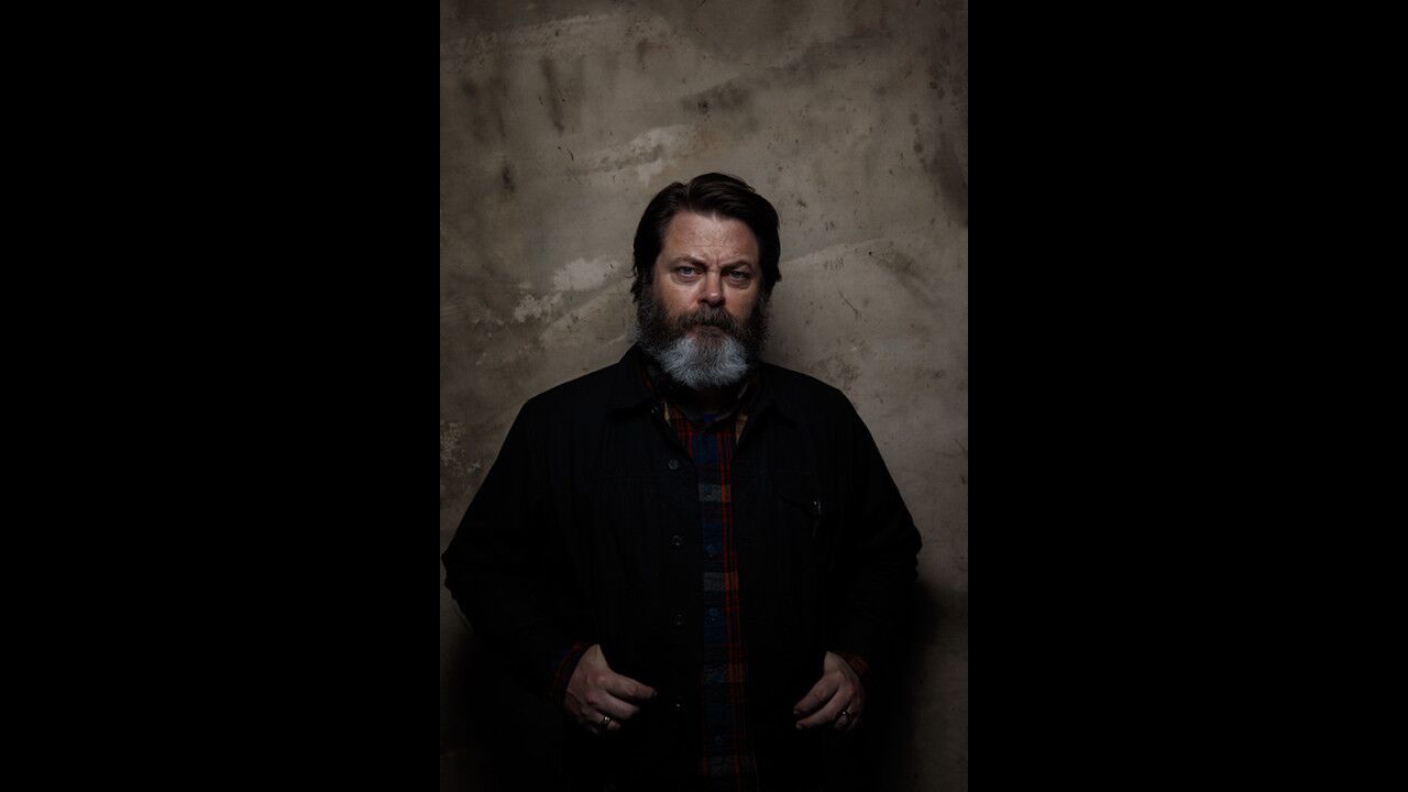 Actor Nick Offerman from the film "The Hero."