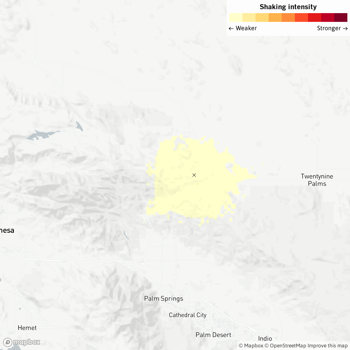 3.6 quake hits in Yucca Valley, Calif.