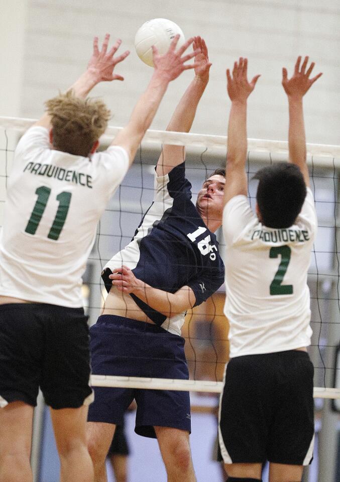 Photo Gallery: Flintidge Prep vs. Providence battle for first place in Prep League boys’ volleyball