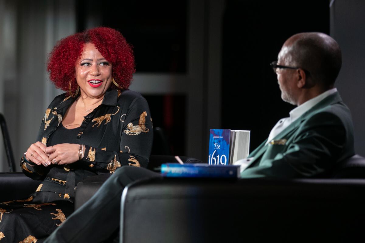 Nikole Hannah-Jones on her book, "The 1619 Project: A New Origin Story," with L.A. Times Executive Editor Kevin Merida.