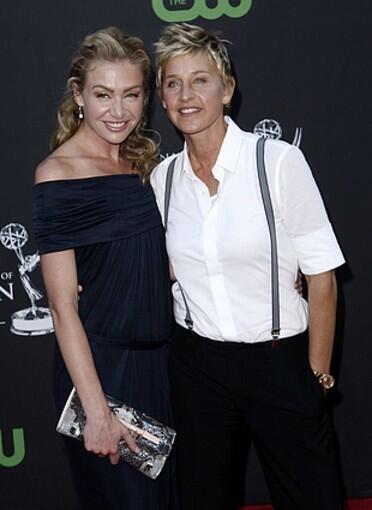 Portia de Rossi plays the married-name game