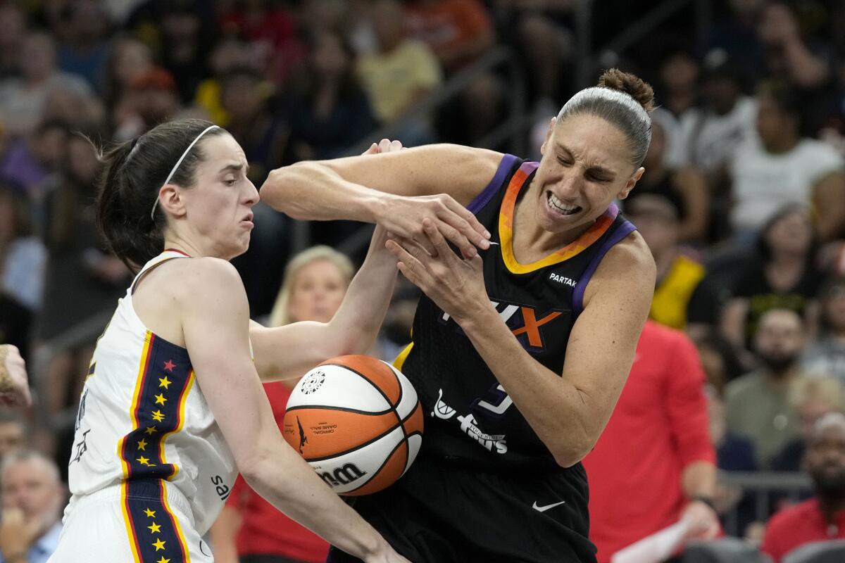 Caitlin Clark's near triple-double wins over WNBA legend Diana Taurasi - Los Angeles Times