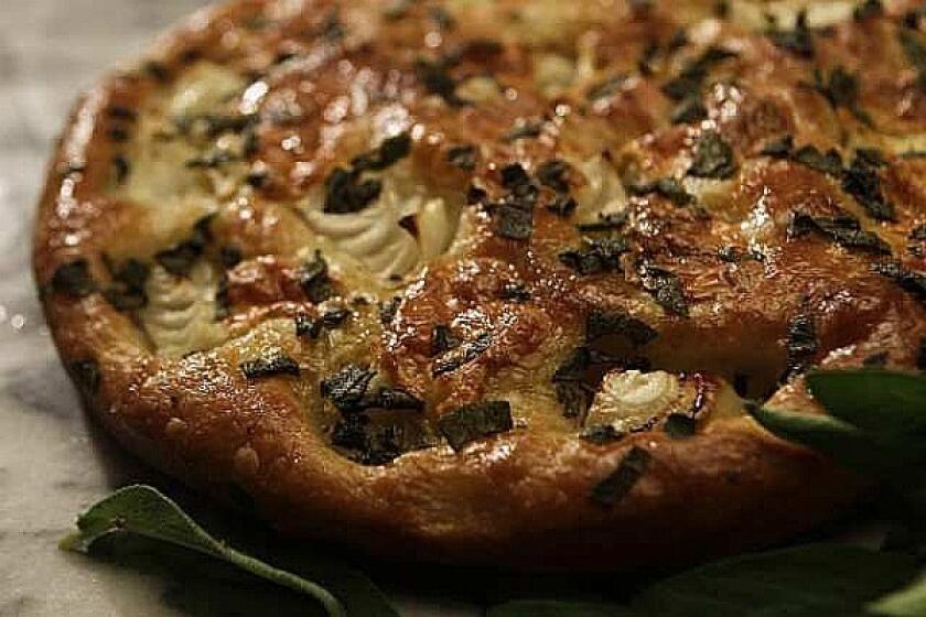 Onion and sage focaccia. Recipe