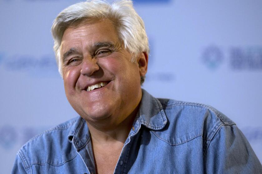 Jay Leno will receive the Mark Twain Prize for American Humor on Oct. 19 in Washington. The show will be broadcast nationally in November on PBS.