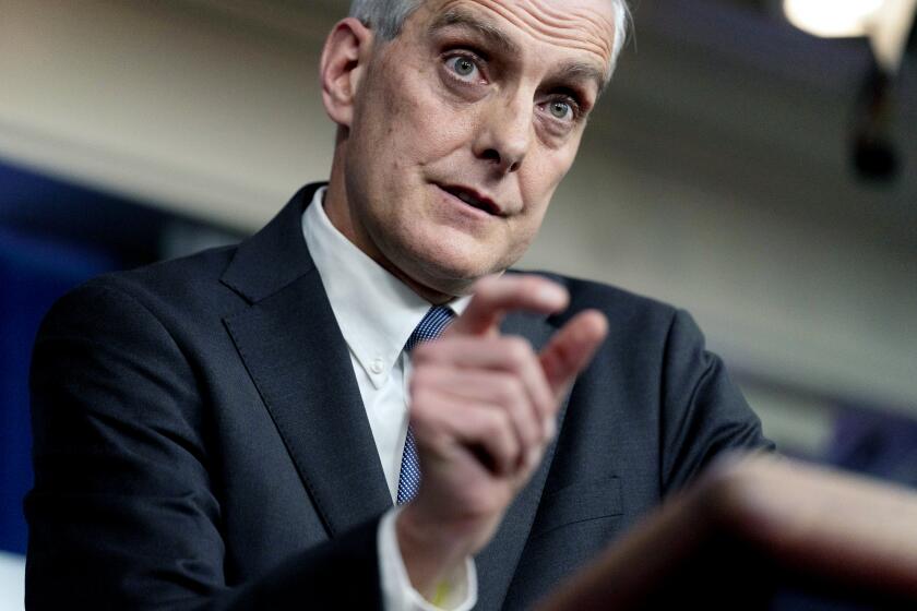 FILE - In this March 4, 2021 file photo, Veterans Affairs Secretary Denis McDonough speaks during a press briefing at the White House in Washington. The Department of Veterans Affairs on Monday became the first major federal agency to require health care workers to get COVID-19 vaccines. The decision comes as the aggressive delta variant spreads and some communities report troubling increases in hospitalizations among unvaccinated people. (AP Photo/Andrew Harnik)
