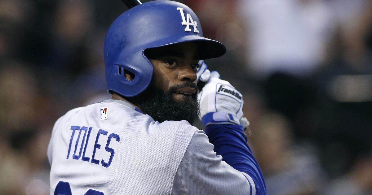 Andrew Toles Reports To Camelback Ranch In Glendale