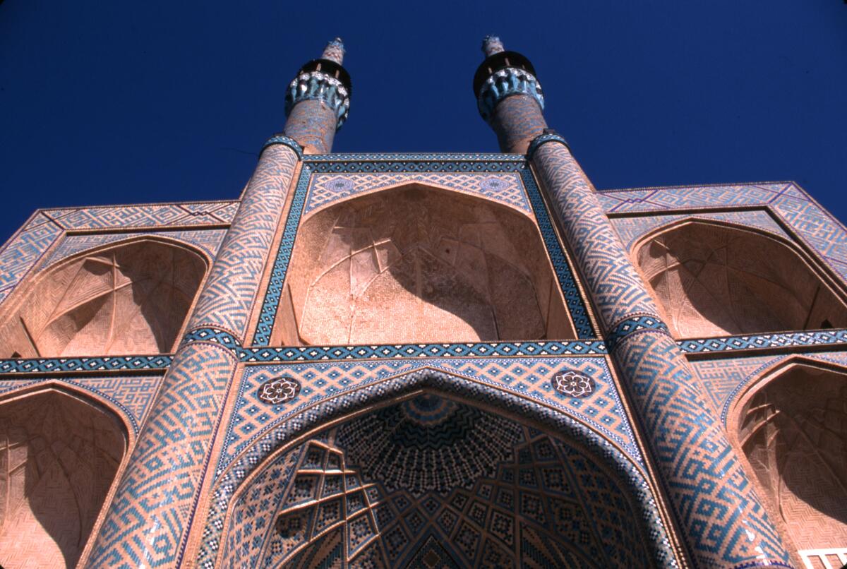 The Amir Chakhmaq Mosque, completed in the 15th century, Yazd, Iran, 1998.