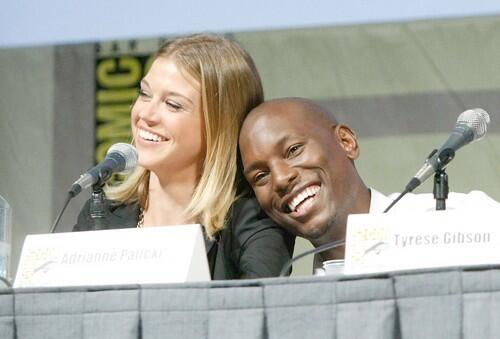 Adrianne Palicki and Tyrese Gibson