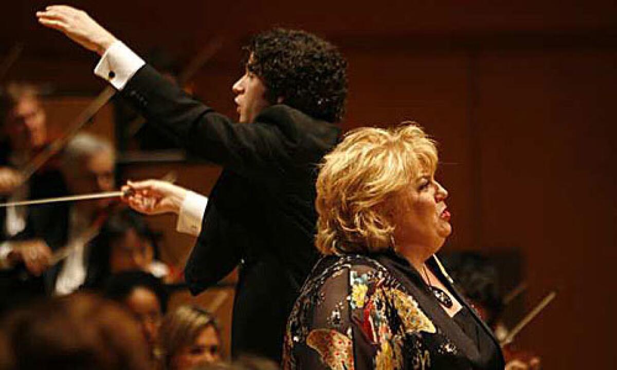 AN EVENING OF STRAUSS: Soprano Christine Brewer sings "Four Last Songs," with the Los Angeles Philharmonic and conductor Gustavo Dudamel.