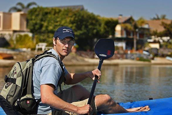 Willis in kayak