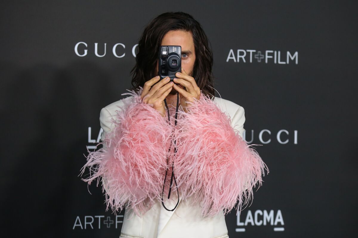  Jared Leto attends the 10th LACMA Art+Film Gala.