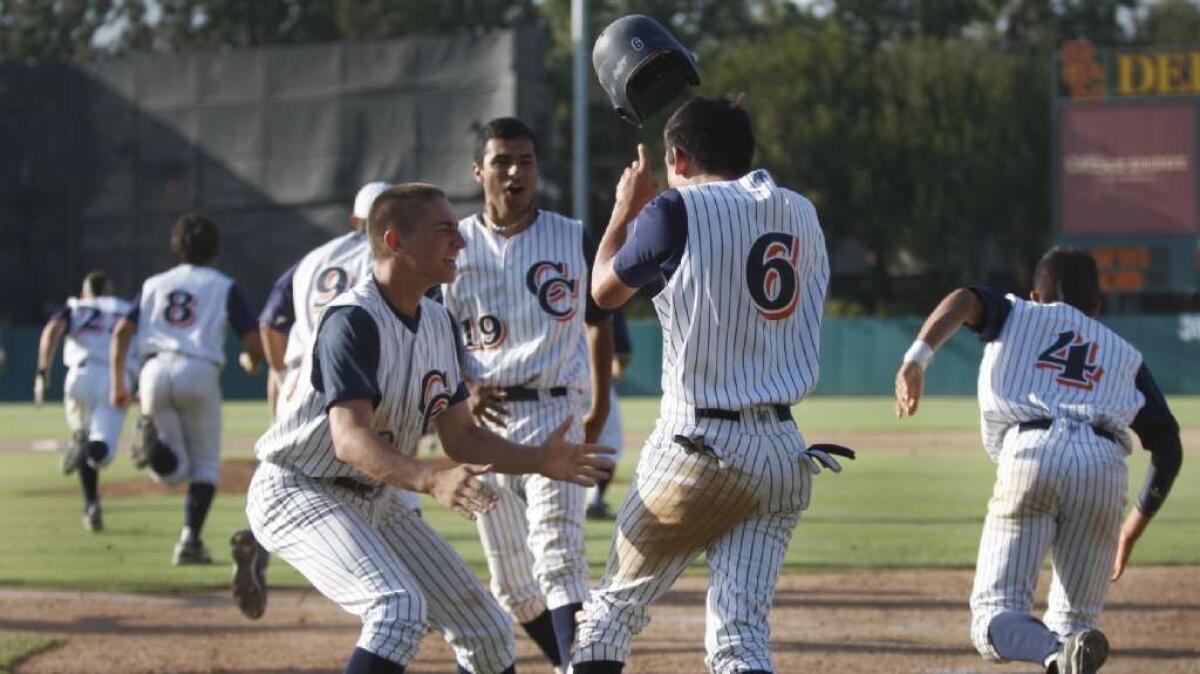 Chatsworth players celebrate at last year's City championship game.