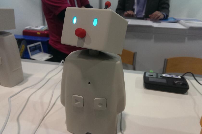 Bocco is a messaging robot created by Yukai Engineering of Tokyo.