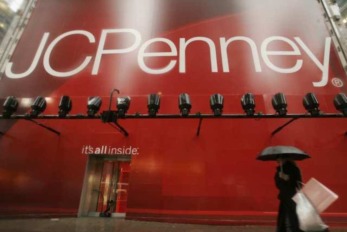 J.C. Penney Co. reports an $87-million loss in the fourth quarter.