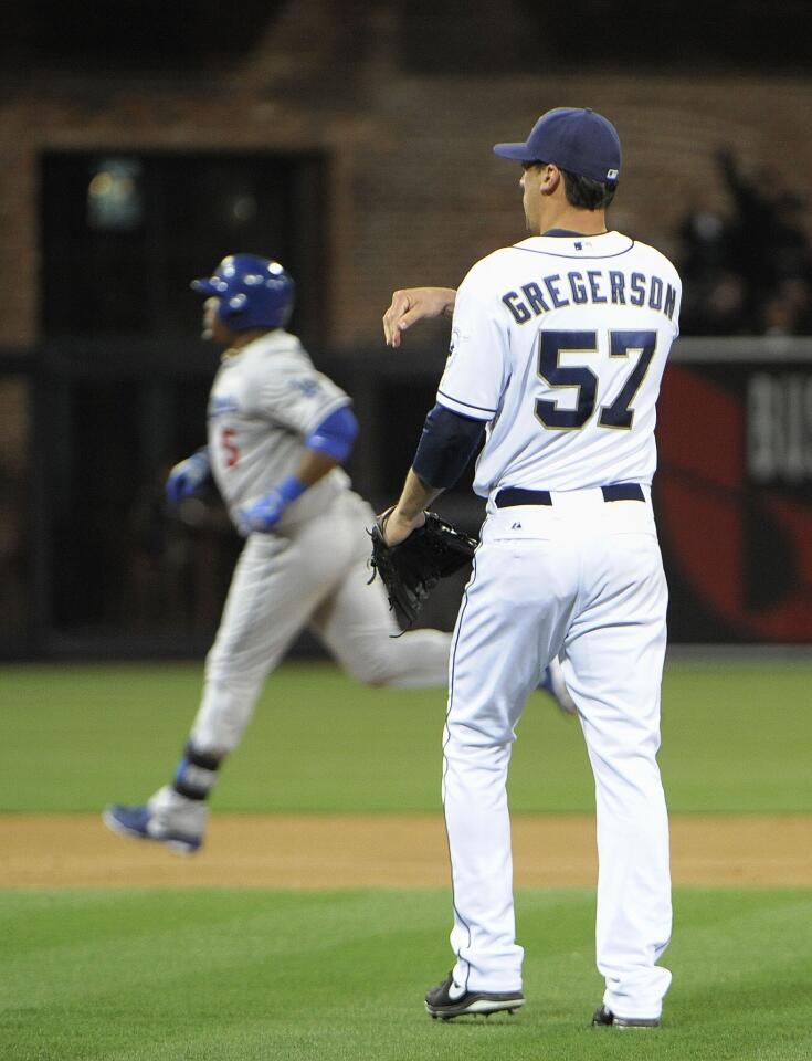 Juan Uribe, Luke Gregerson