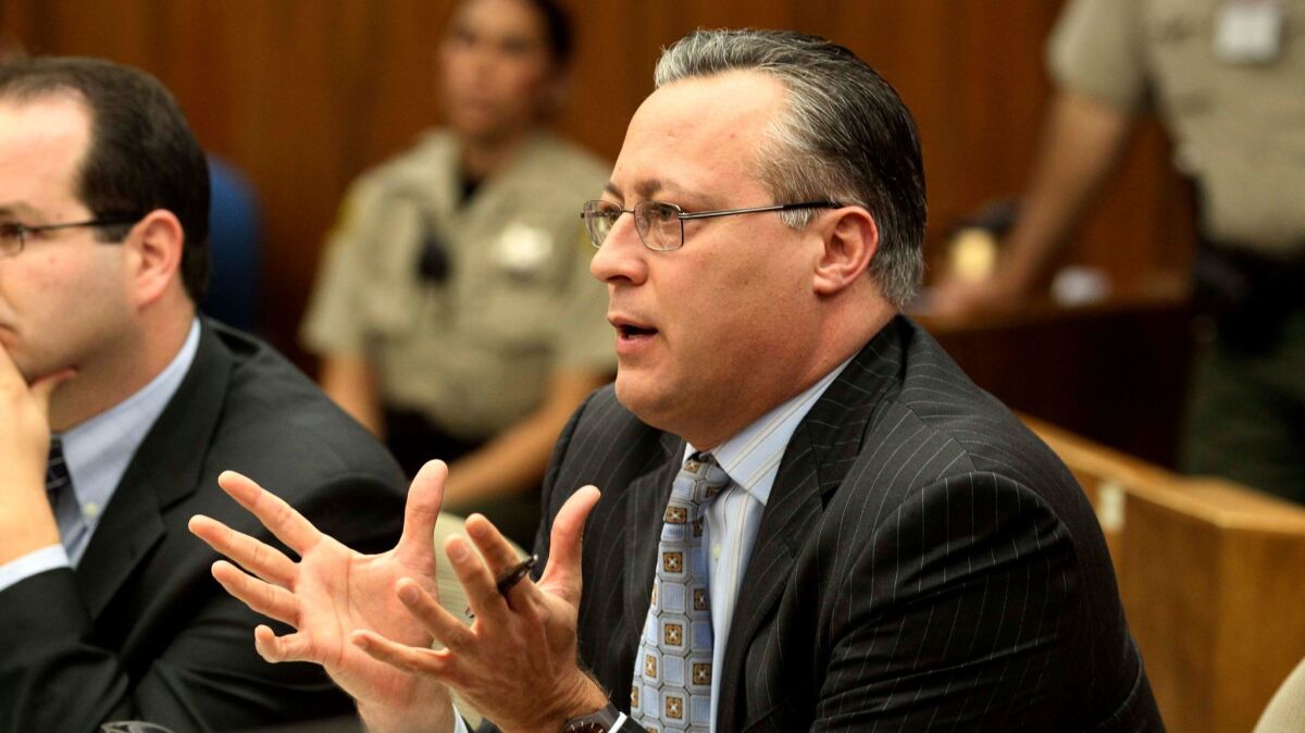 Deputy District Attorney Mark Amador, arguing a case in 2013.