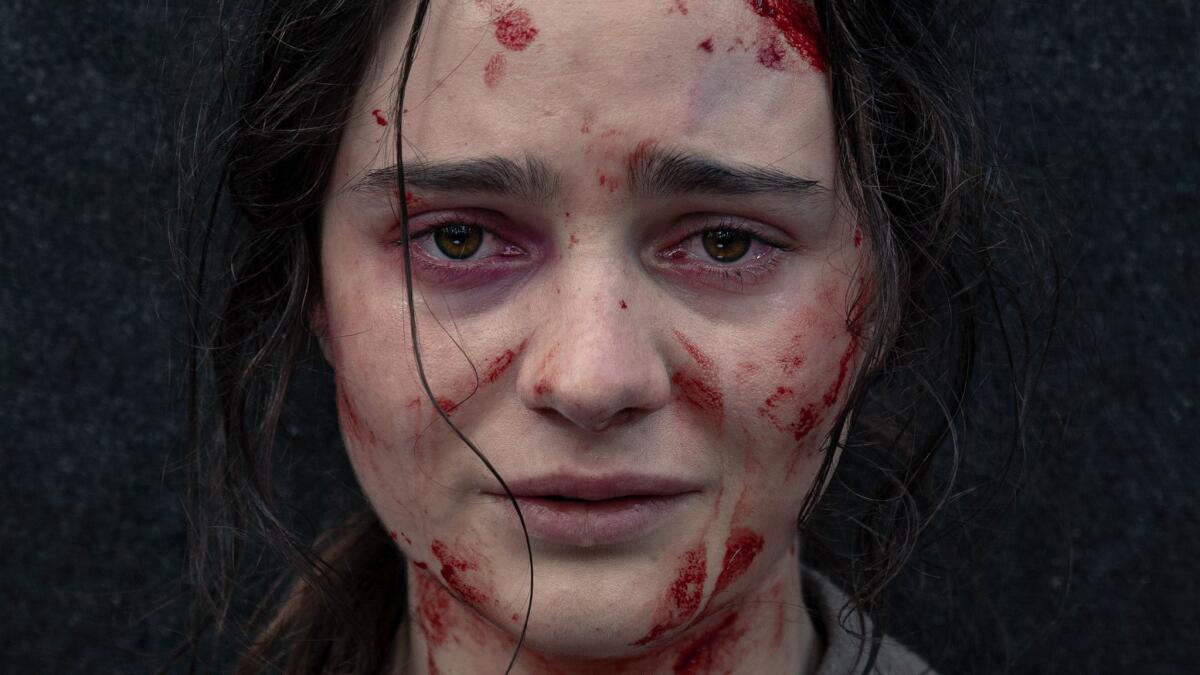 Aisling Franciosi in the movie "The Nightingale."