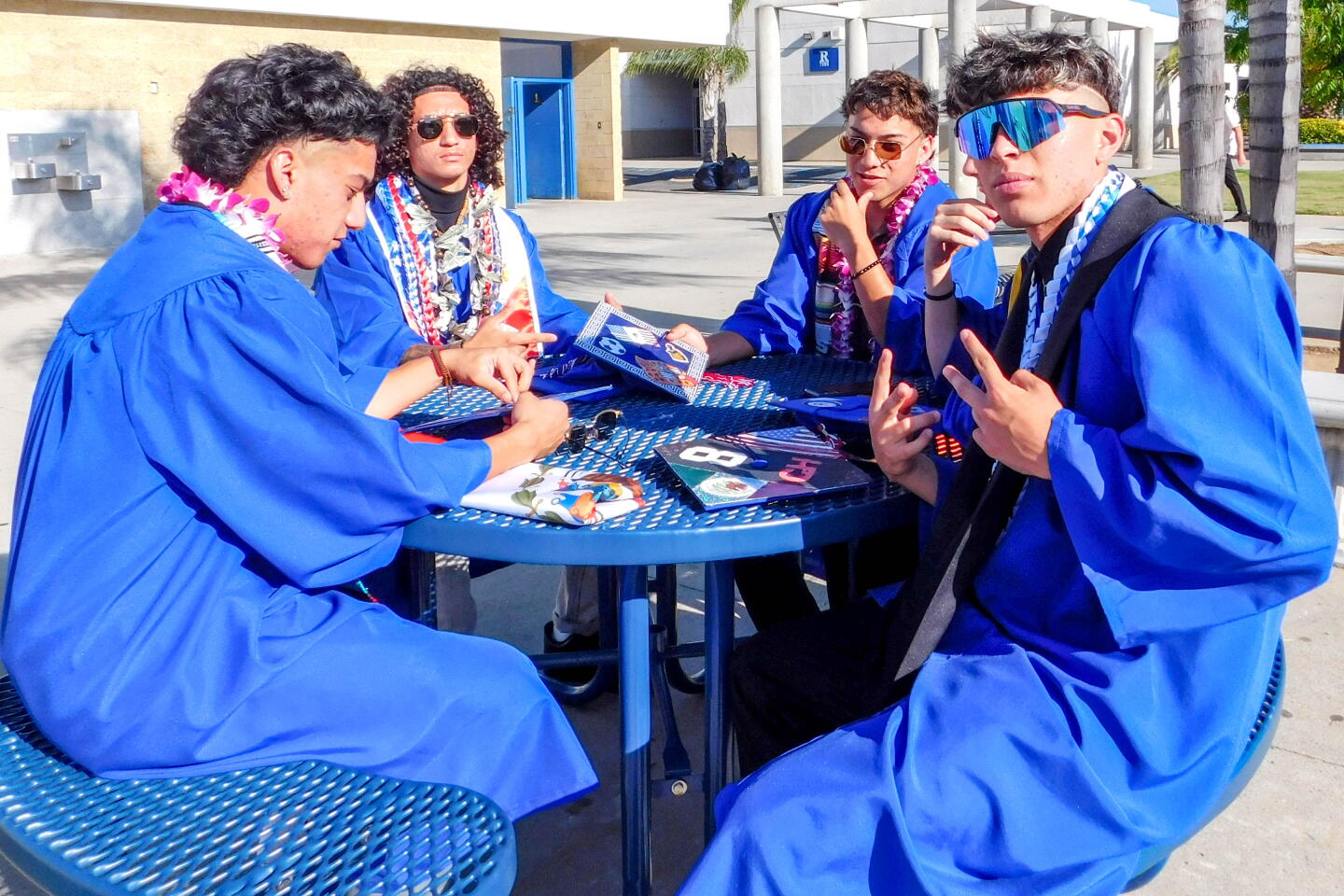 Ramona High School graduates celebrate the past on their last day