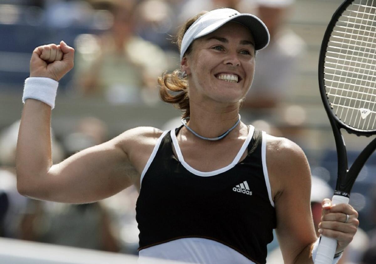 In her playing days, Martina Hingis won 15 titles in major tournaments.